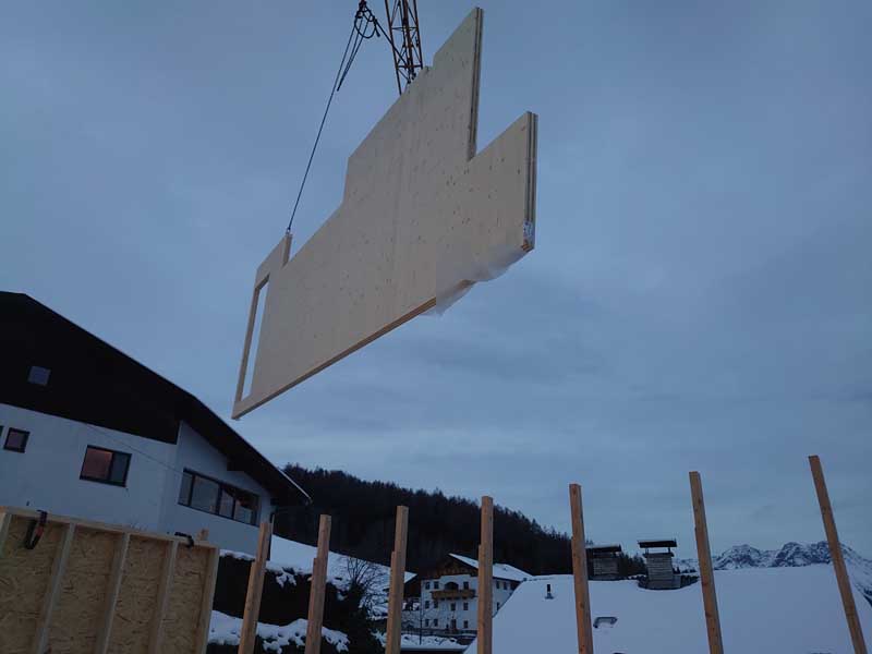 Dachstuhl-Zubauten im Bezirk Innsbruck-Land